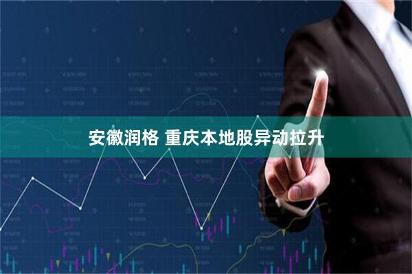 安徽润格 重庆本地股异动拉升
